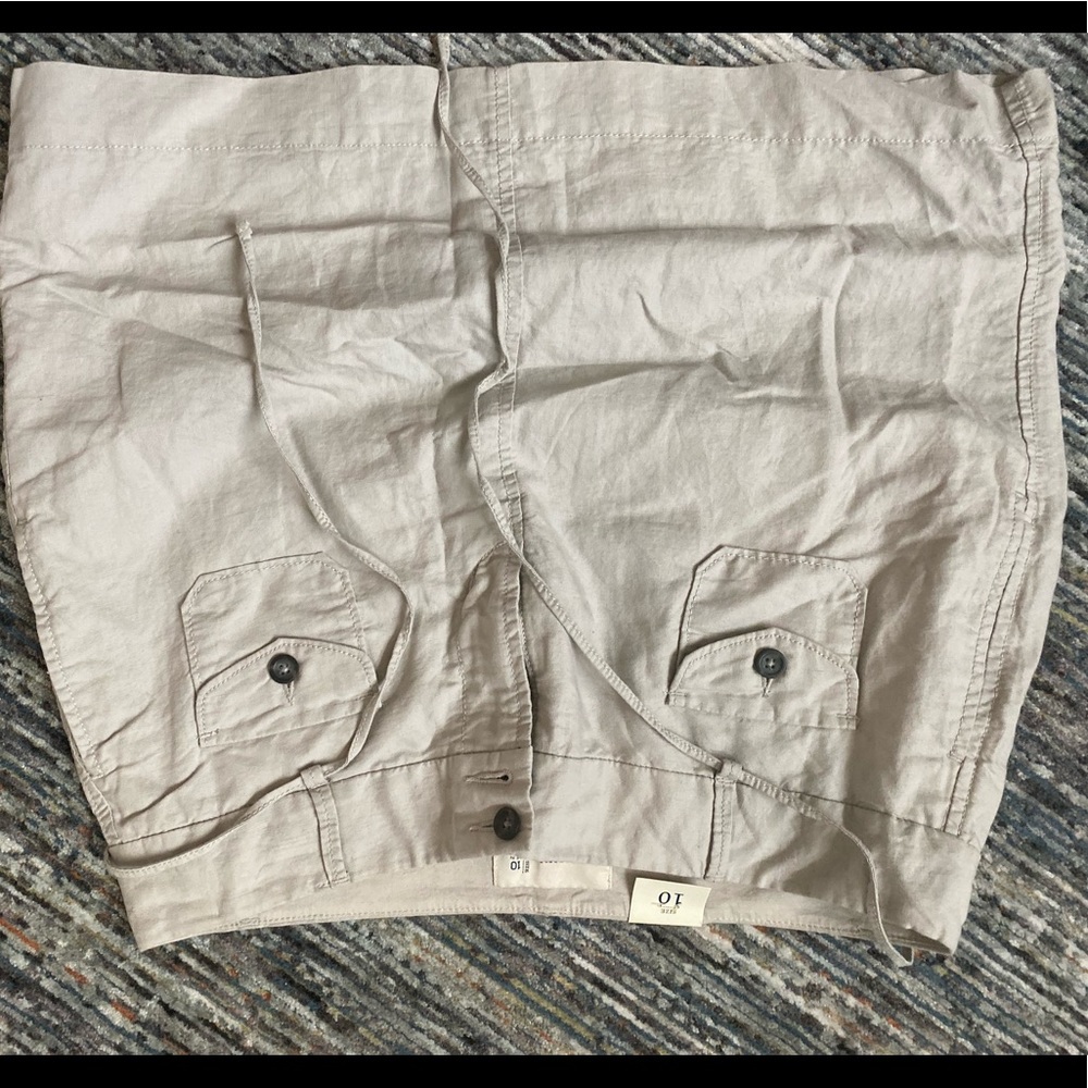 Old navy linen mid-rise skirt